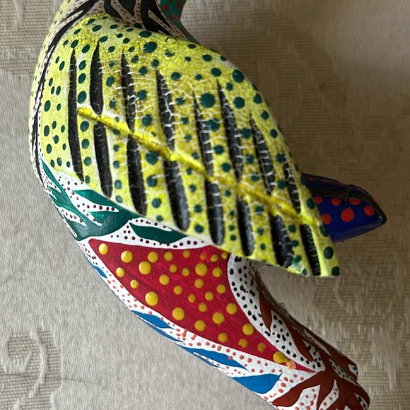 Francisco Fabian Ojeda Oaxacan Mexican Folk Art wood bird carving - Picture 9 of 12